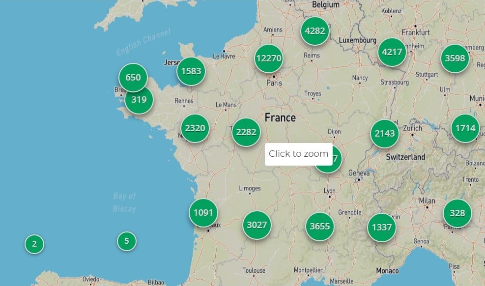 Freshmile sites in france- 5 Things to know when taking a Battery Electric Car to France