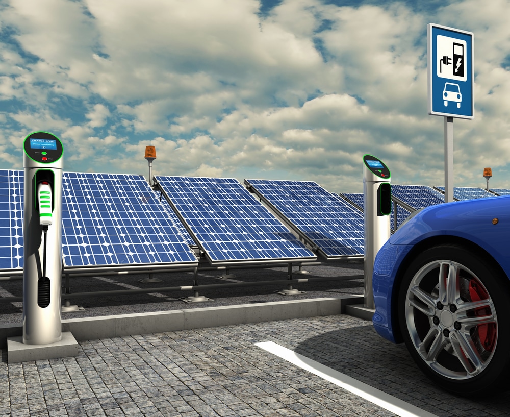 Solar Powered Electric vehicle Charger