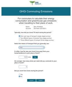 commuting carbon footprint